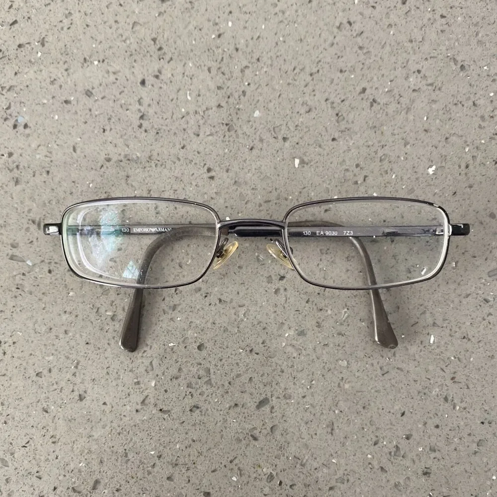 EMPORIO ARMANI 130 EA 9030 Eyeglasses Frames ONLY 7Z3 Italy full rim square